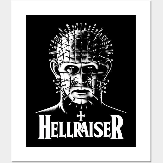 Hellraiser Pinhead Wall Art by pizowell